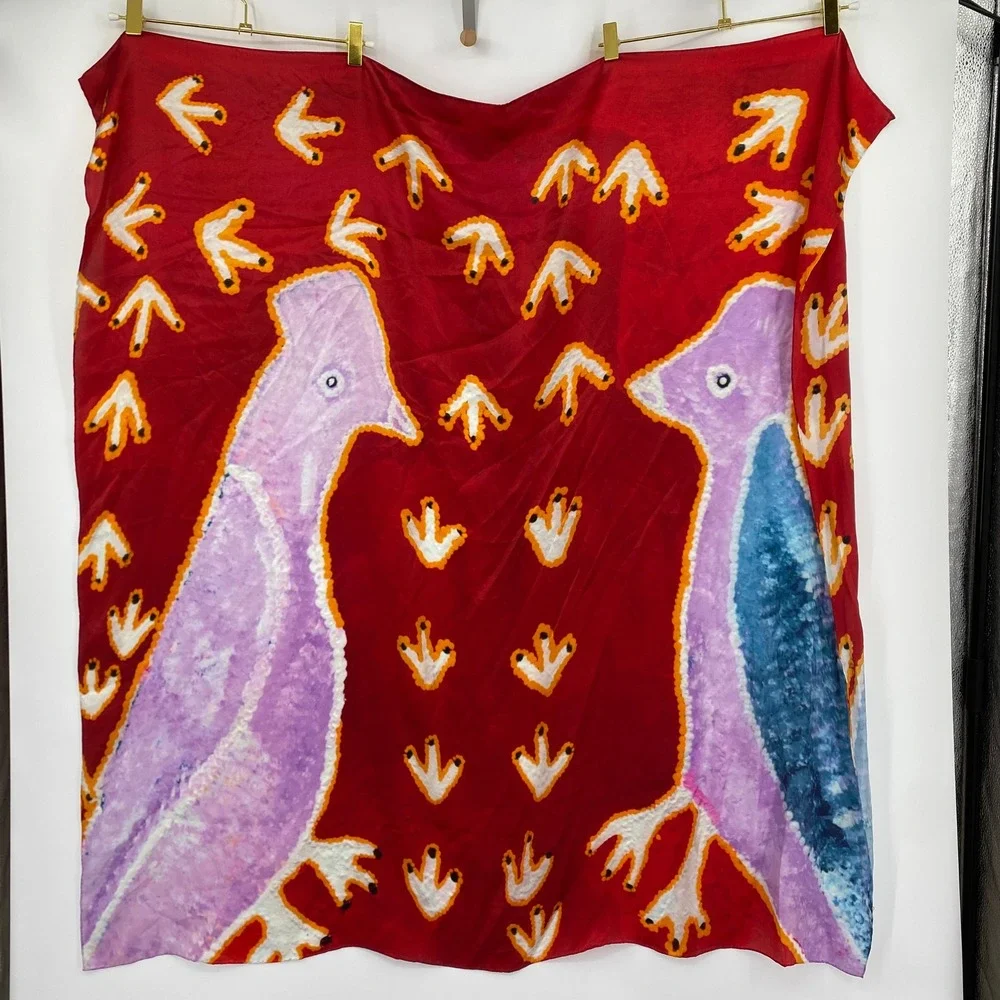 One‎ of Twelve Tjulpu Scarf silk